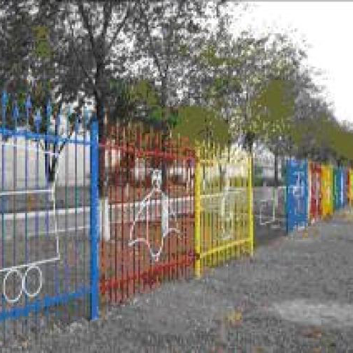 Элемент ограды забора для детского сада 