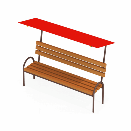 Скамейка с навесом
