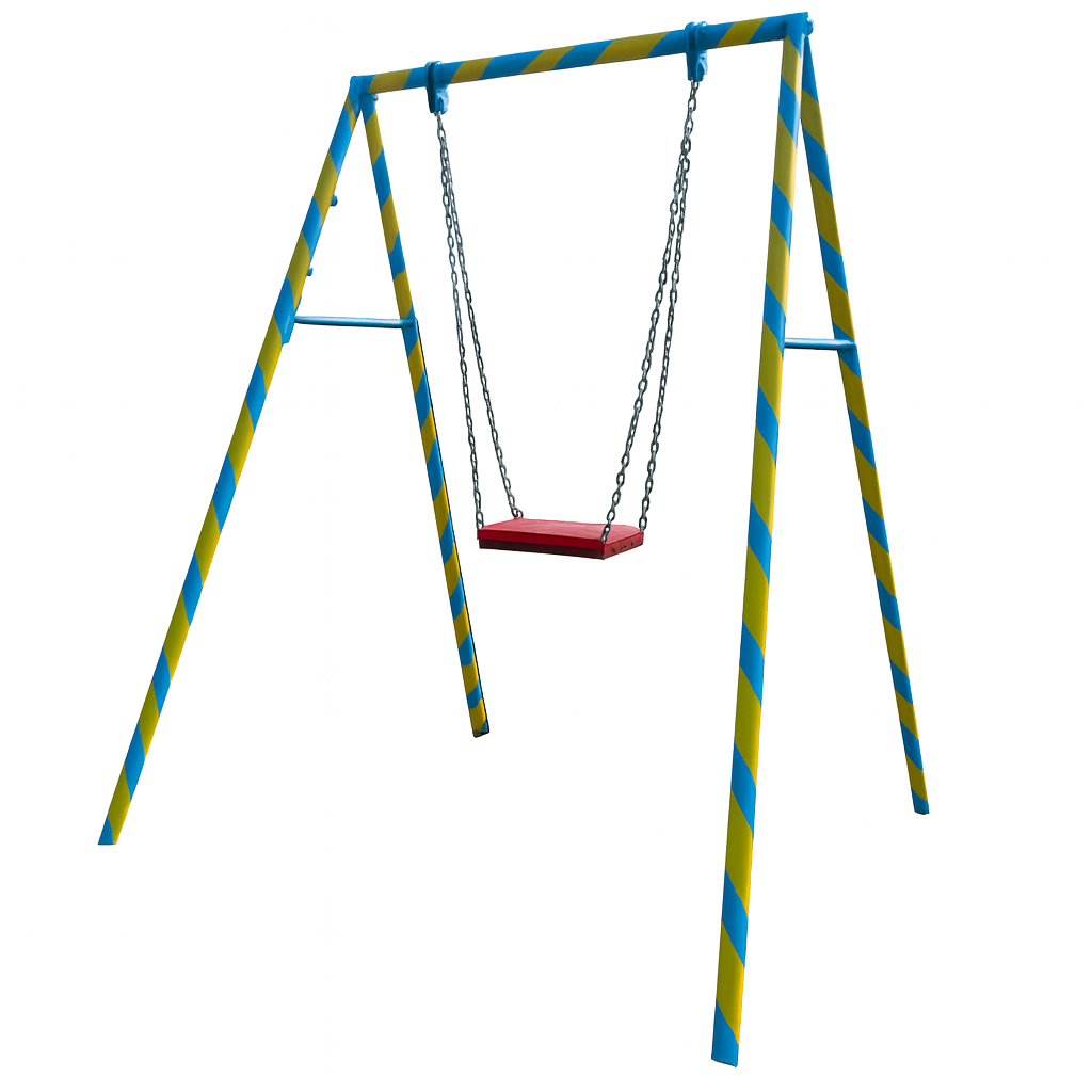 Качели одноместные. На цепи.