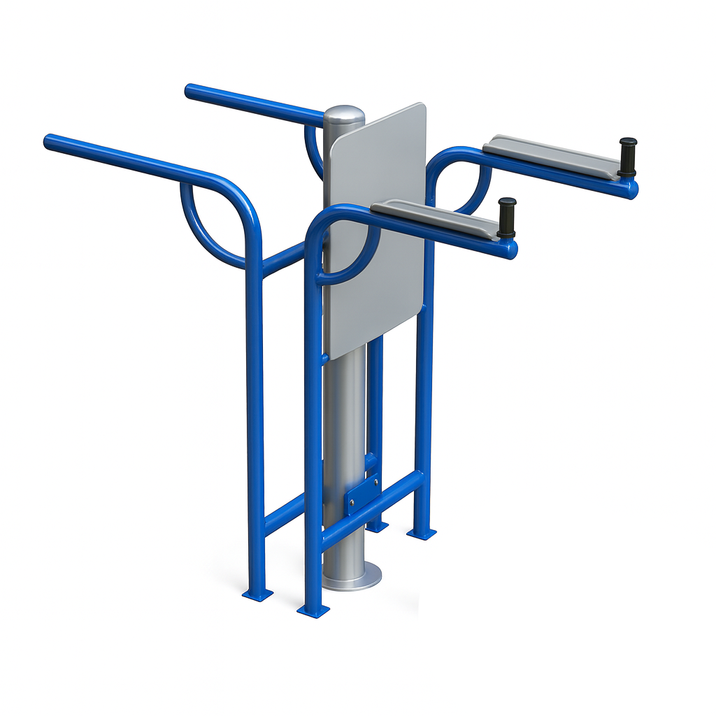 Тренажер жим на брусьях