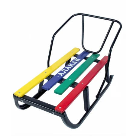 Санки детские со спинкой "Алакай"