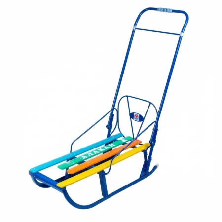 Санки детские со складной ручкой "Алакай"