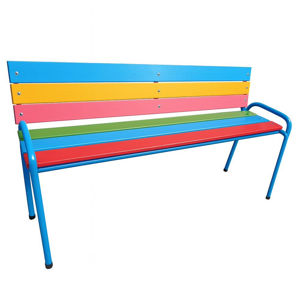 Скамейка со спинкой № 1