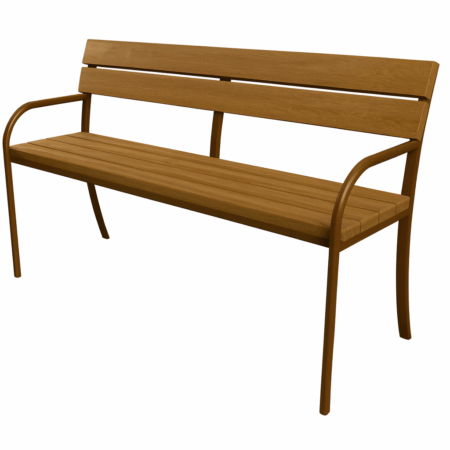 Скамейка со спинкой №2