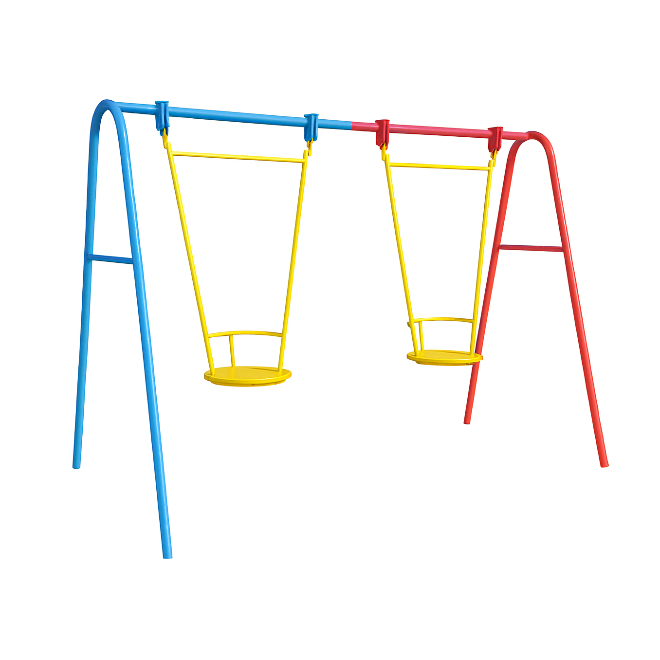 Качели двухместные на жесткой сцепке. Тип 1