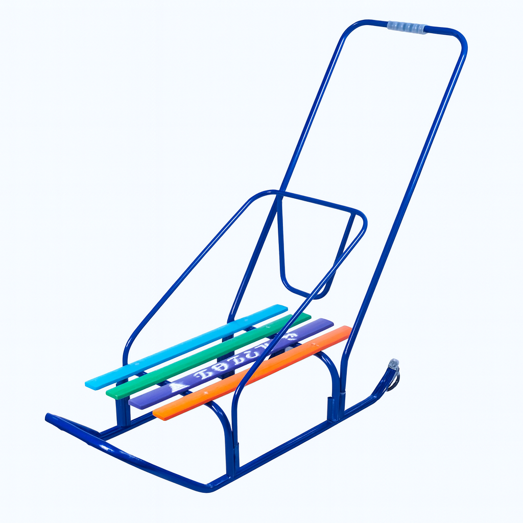 Санки трубчатые «БОБЕК» с роликами