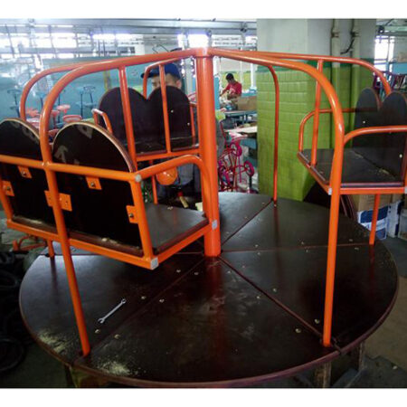 Карусель - Ромашка с посадочными местами со спинкой