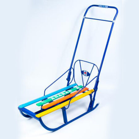Санки детские со складной ручкой "Алакай"