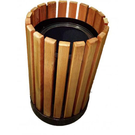 Урна с деревянными планками