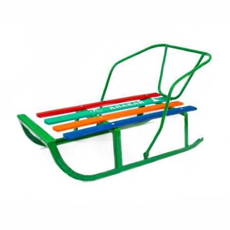 Санки детские со спинкой "Алакай"