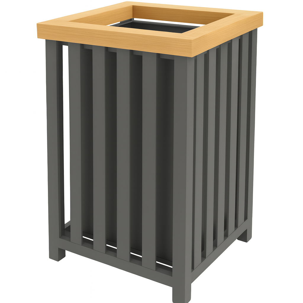 Урна с планками со вставкой